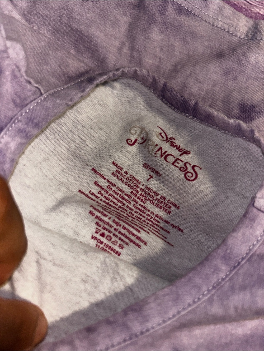 Disney Purple Elsa & Princess Graphic Dress and Tee Set - Picture 4 of 4
